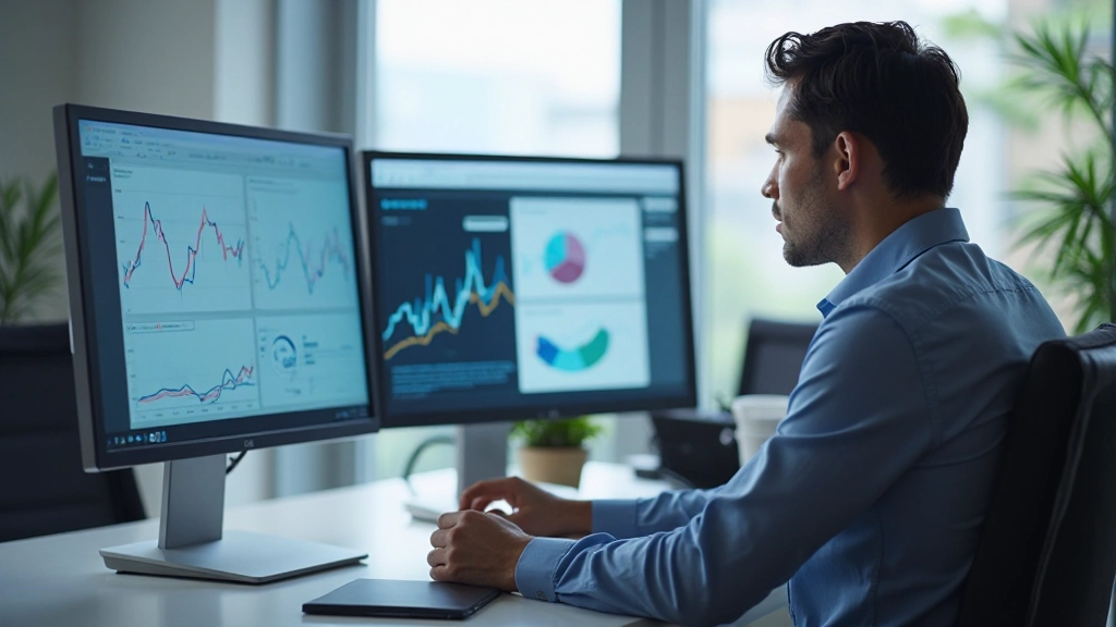 Таблица ключевых маркетинговых метрик: ROI, конверсия, CTR на фоне аналитического дашборда